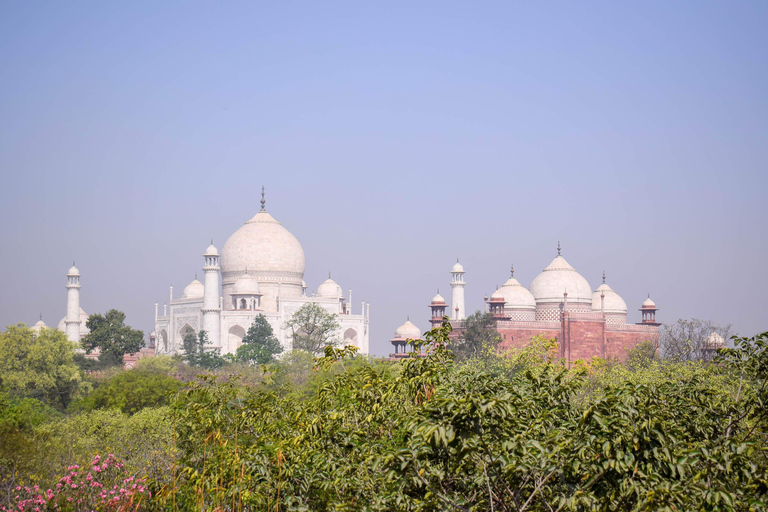 From Delhi: Taj Mahal & Agra City Tour by Car -All Inclusive From Delhi: Private Tour with Car, Driver, Guide & Entry fee