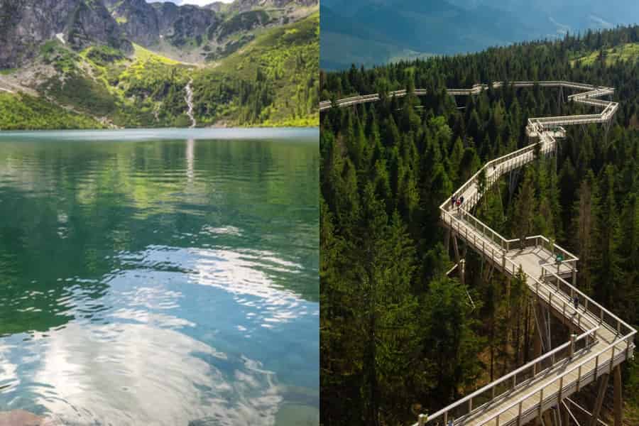 Von Krakau aus: Morskie Oko und der slowakische Baumkronenpfad. Foto: GetYourGuide Von Krakau aus: Morskie Oko und der slowakische Baumkronenpfad. Foto: GetYourGuide