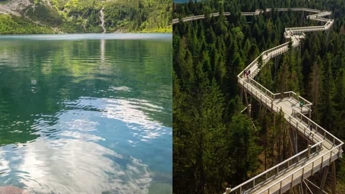 from krakow morskie oko and slovakia treetop walk