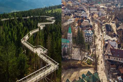 From Kraków: Slovakia Treetop Walk and Tour of Zakopane