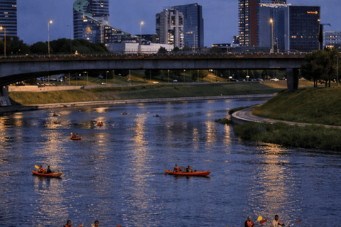Vilnius: Sunset Evening Kayak Tour in Verkių Regional Park