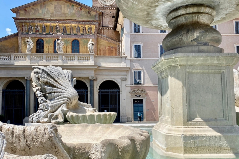 Roma: tour guiado a pie subterráneo del TrastevereTour privado en ingles