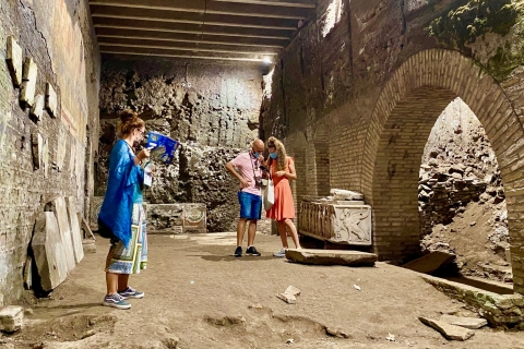 Roma: tour guiado a pie subterráneo del TrastevereTour privado en francés