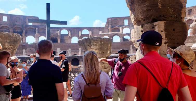 Colosseum, Forum og Palatinerhøjen: Skip køen med guide