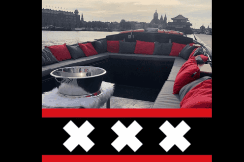 Amsterdam: Privat Pizza Cruise