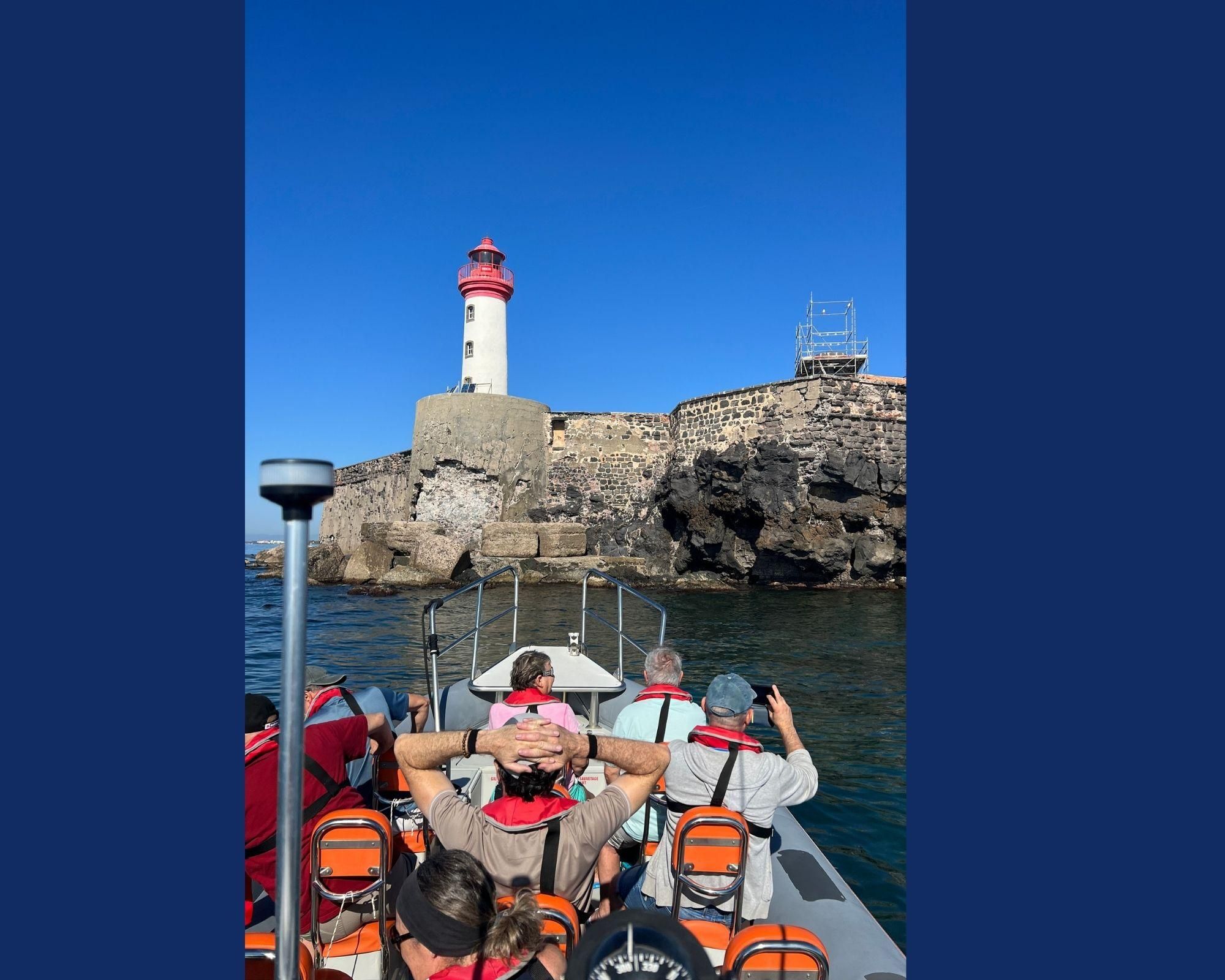 Cap d'Agde: 2-stündige Bootsfahrt, Führung + Baden