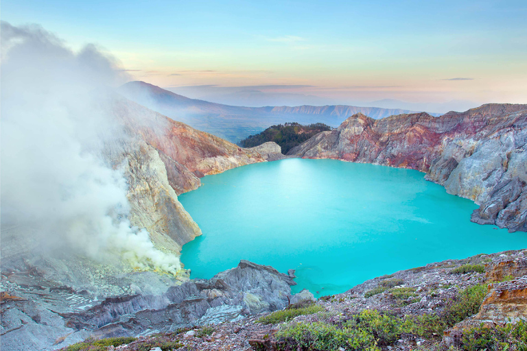 De Bali: Excursão de 3 dias ao Monte Bromo e à Cratera Ijen de Fogo AzulBali: excursão de 3 dias ao Monte Bromo e à cratera Blue Fire Ijen