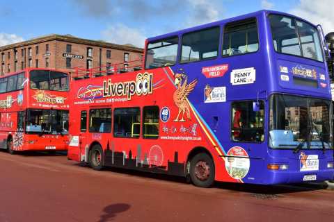 Liverpool: City and Beatles bustour met open dak