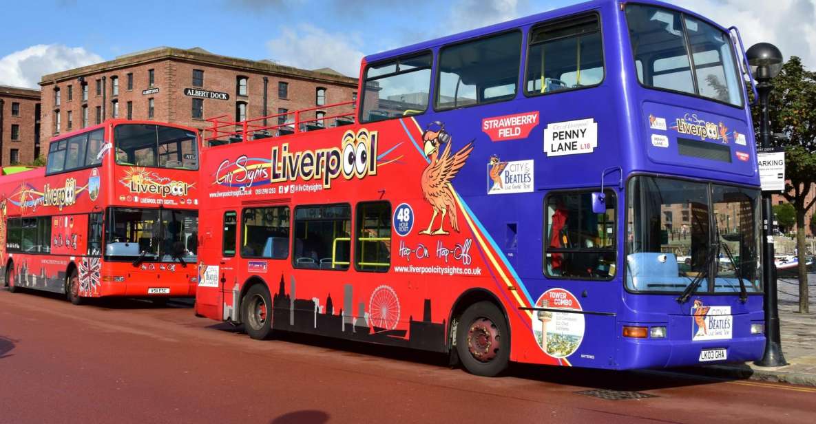 Liverpool: Ingresso Hop-On Hop-Off com City and Beatles Tour