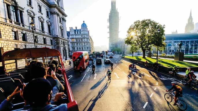 london nighttime bus tour and river cruise