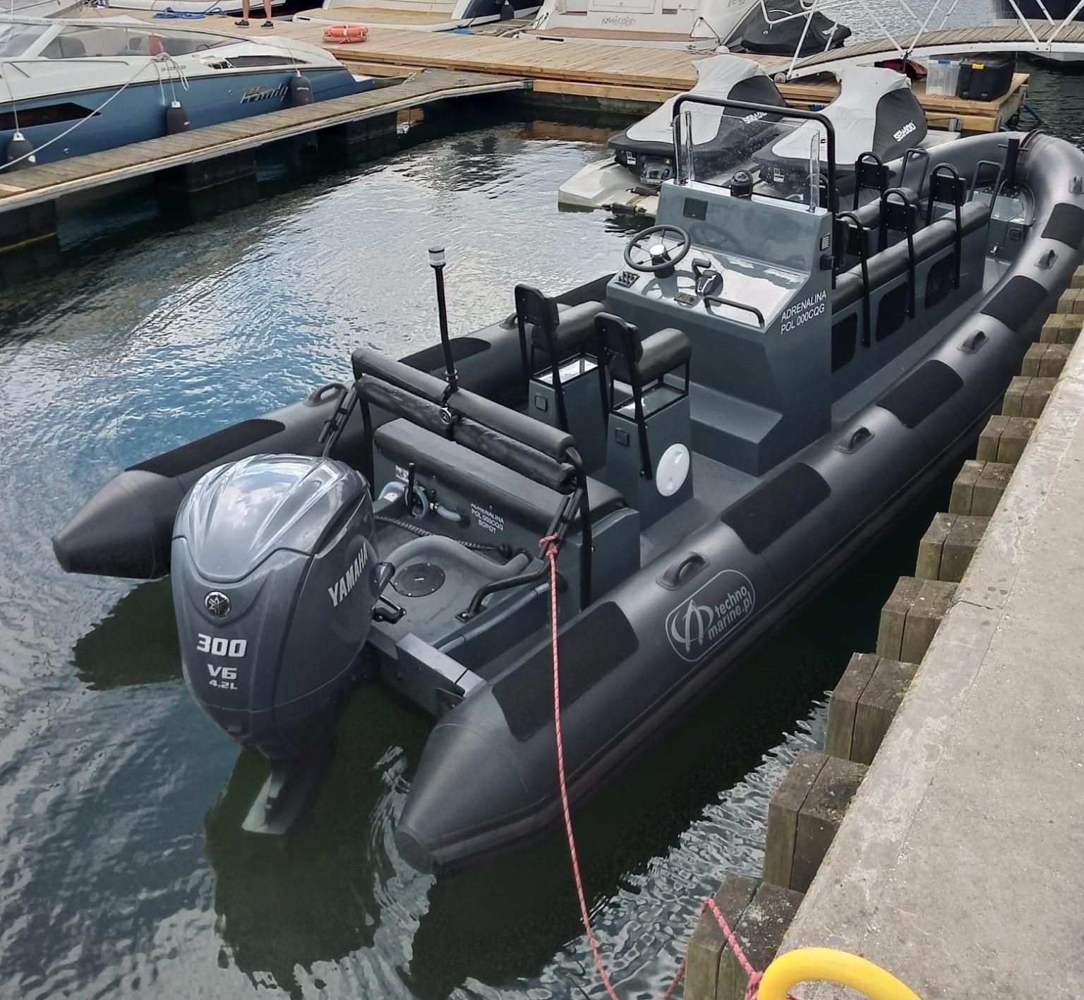 Halbstündige Fahrt mit dem Schnellboot in Sopot. Geschwindigkeit bis zu 100 km/h