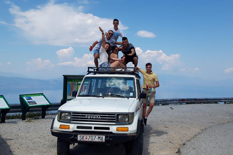 Ohrid: Esperienza di parapendio con servizio di prelievo