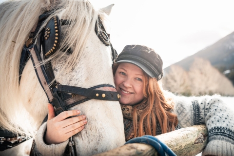 Banff: rodzinna przejażdżka saniami zaprzężonymi w konie