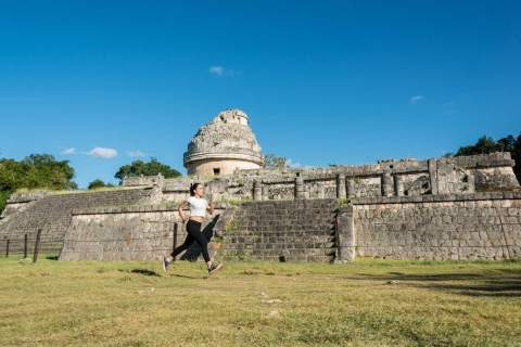 Cancun: Chichén Itzá, Valladolid i Cenote HubikuWycieczka premium z lunchem i otwartym barem