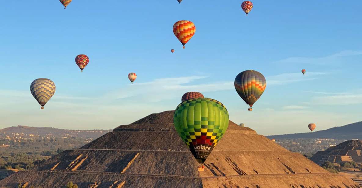 Teotihuacan Air Balloon Flight & Breakfast From Mexico City