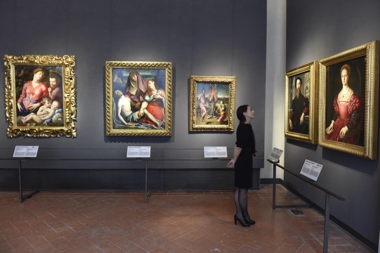 Florence: rondleiding door de Galleria degli Uffizi zonder wachtrijSla de wachtrij over met rondleiding in het Frans