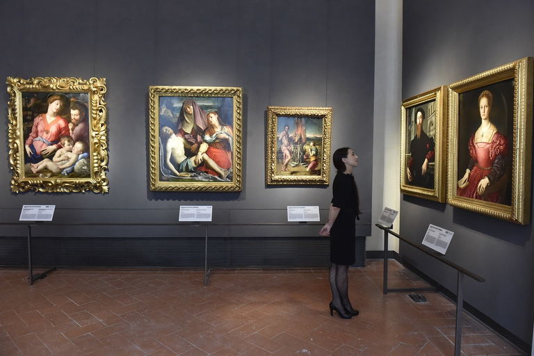 Florencia: visita guiada sin colas a la Galería de los UffiziEntradas sin colas con visita guiada en francés