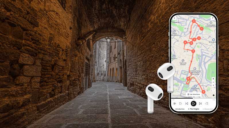 Perugia: Discover Etruscan Heritage on a Self-Guided Tour