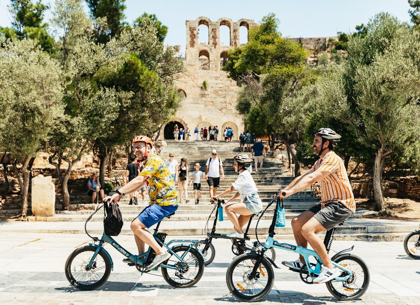 Athen: Oplev byrundvisningen på elektrisk cykel
