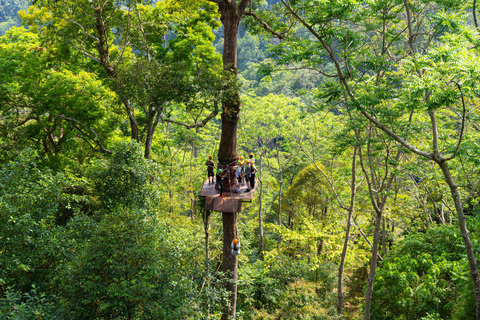 Phuket: Flying Hanuman Zipline Adventure SD4: Epic Adventure with Elephant Jungle