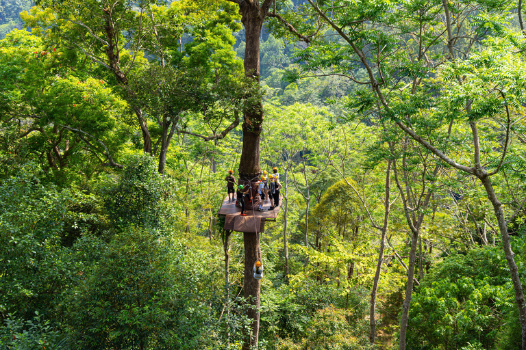 Phuket: Flying Hanuman Zipline Adventure SD4: Epic Adventure with Elephant Jungle