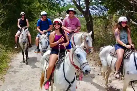 Tamarindo: Zip Line, Horseback Riding & Natural Spa Day Tour