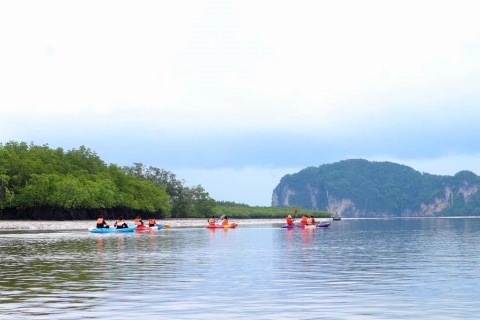 Krabi: Sea Cave Kayaking Tour with Nai Nang Village & Lunch Hotel Pickup in Klong Muang & Tubkaek Beach