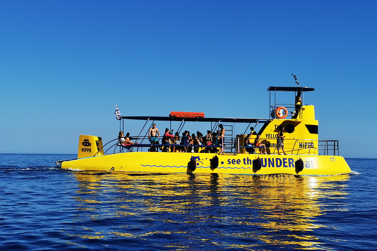 Lindos: Submarine Cruise with Swimming Stop at Navarone Bay Submarine Cruise from St. Paul's Bay with Transfer