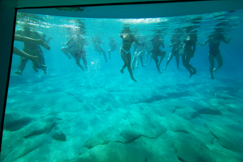 Lindos: Submarine Cruise with Swimming Stop at Navarone Bay Submarine Cruise from St. Paul's Bay with Transfer