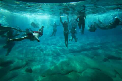 Lindos: Submarine Cruise with Swimming Stop at Navarone Bay