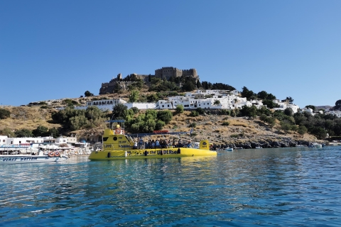 Lindos: Submarine Cruise with Swimming Stop at Navarone Bay Submarine Cruise from St. Paul's Bay with Transfer