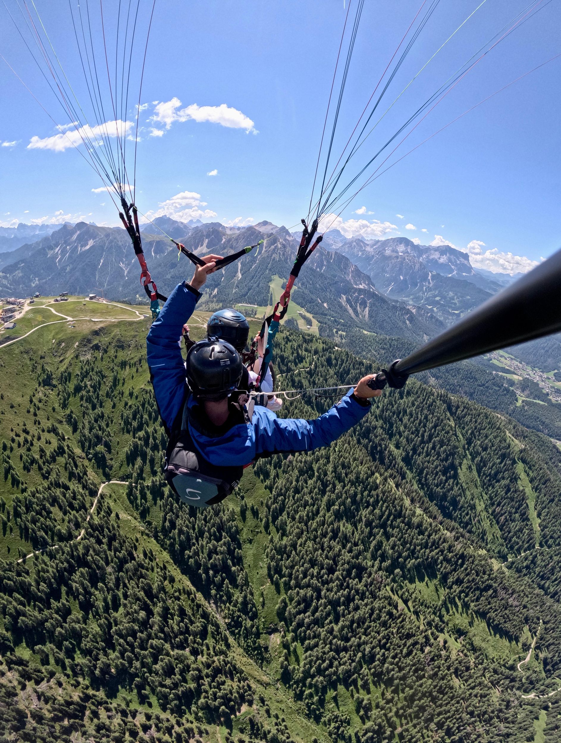 Tandem-Gleitschirmfliegen am Kronplatz – Panoramaflug über die Dolomiten
