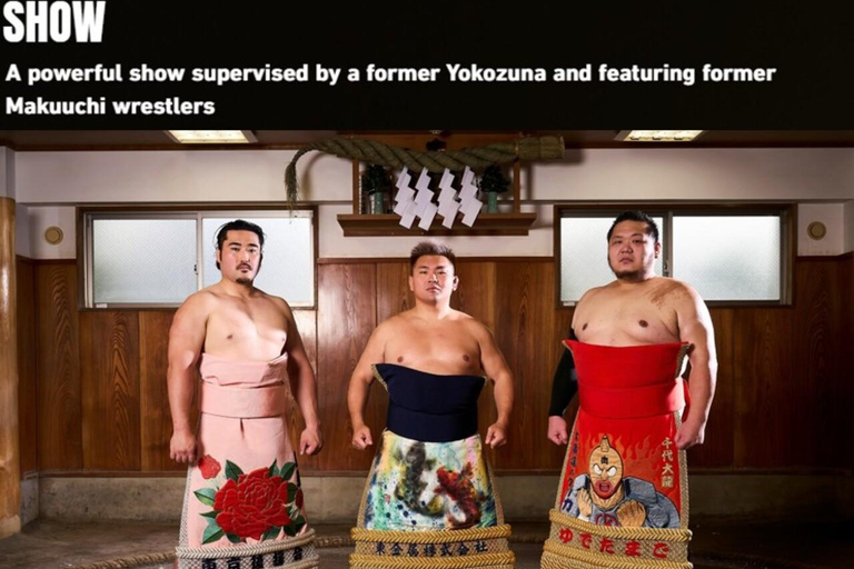 Tokyo: Sumo Show with Chanko Nabe and Mochi Making