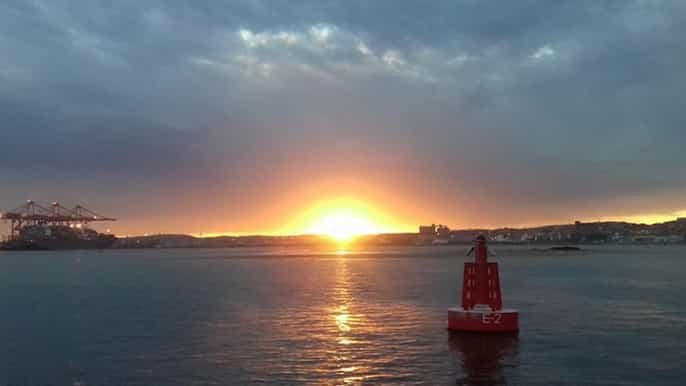 durban privécruise bij zonsondergang