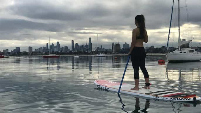 melbourne guided standup paddle tour of yarra river