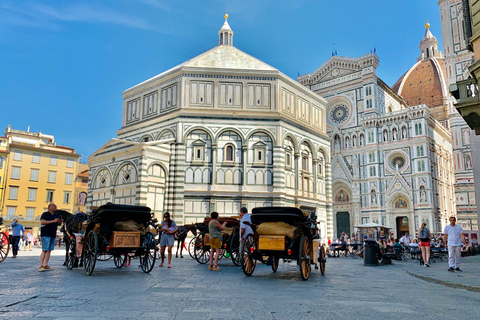 Florence : visite en petit groupe en vélo électrique avec la place MichelangeloFlorence en vélo électrique