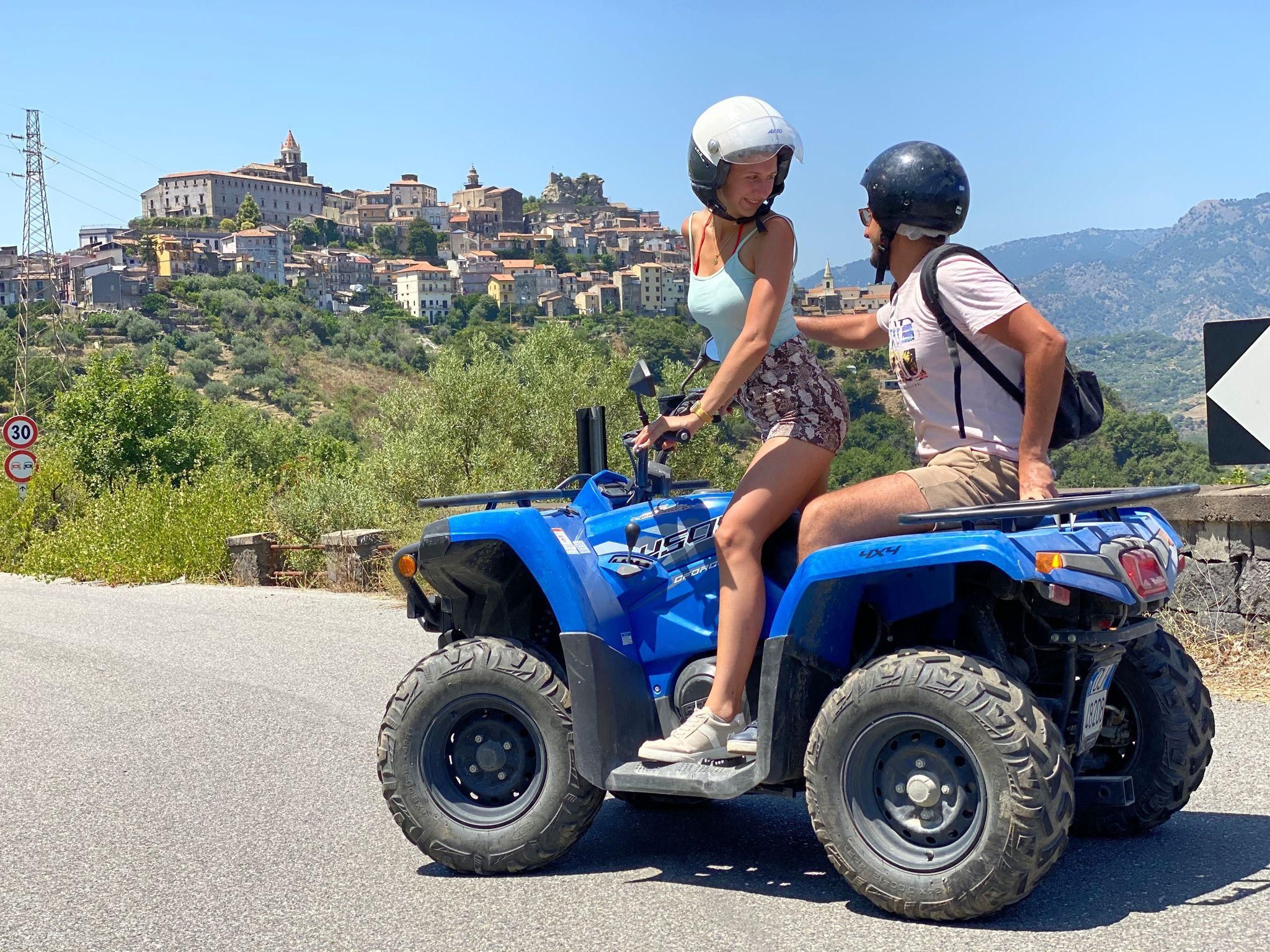 Transferoption - Quad-Tour im Naturpark Alcantara