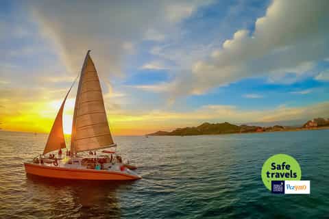 cabo san lucas 2 hour sunset cruise with food and wine