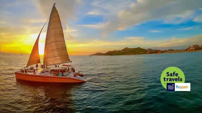 cabo san lucas 2 hour sunset cruise with food and wine
