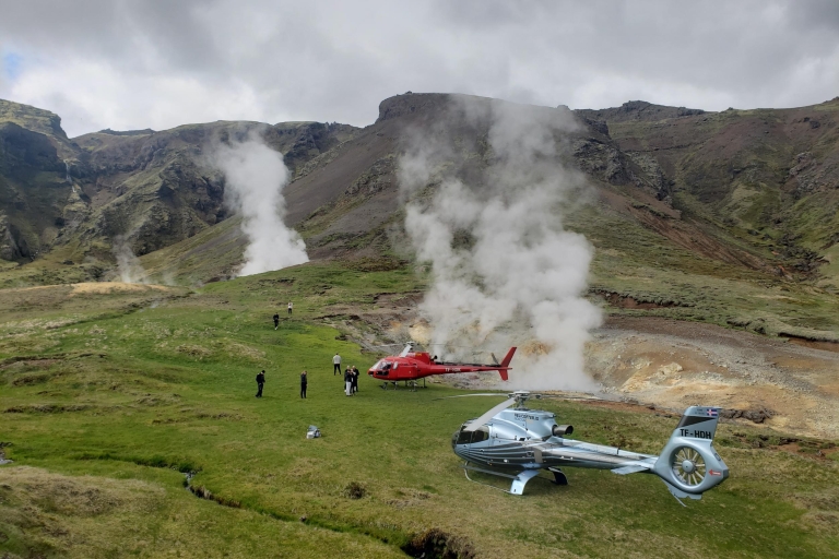 Depuis Reykjavík : vol panoramique de 1 h en hélicoptère