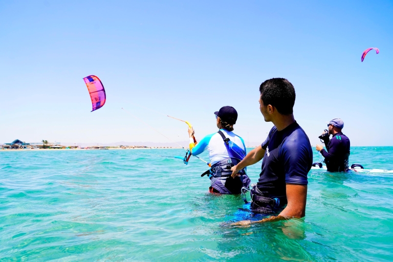 el-Guna: Einführungskurs KitesurfenTour mit Abholung von außerhalb Hurghadas