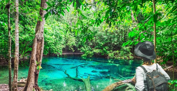 Krabi: Yoga, ATV, Emerald Pool & Blue Lagoon Full-Day Tour