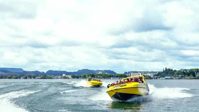 lake rotorua jet boat speed spins and adrenaline