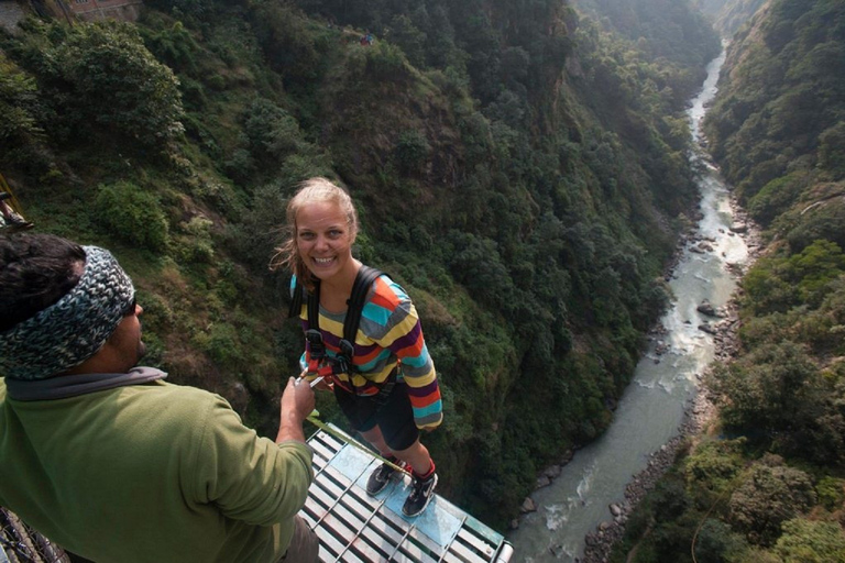 Z Katmandu: skok na bungee nad rzeką Bhotekosi i transfer