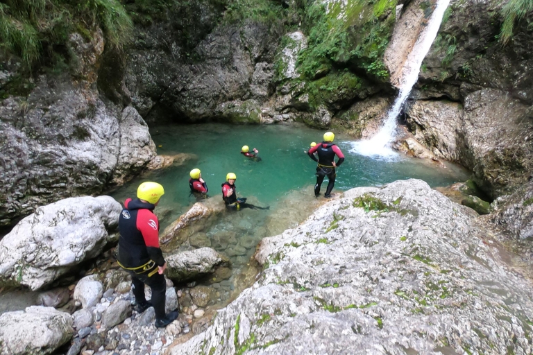 Depuis Bovec : demi-journée de canyoning à la vallée de Soča
