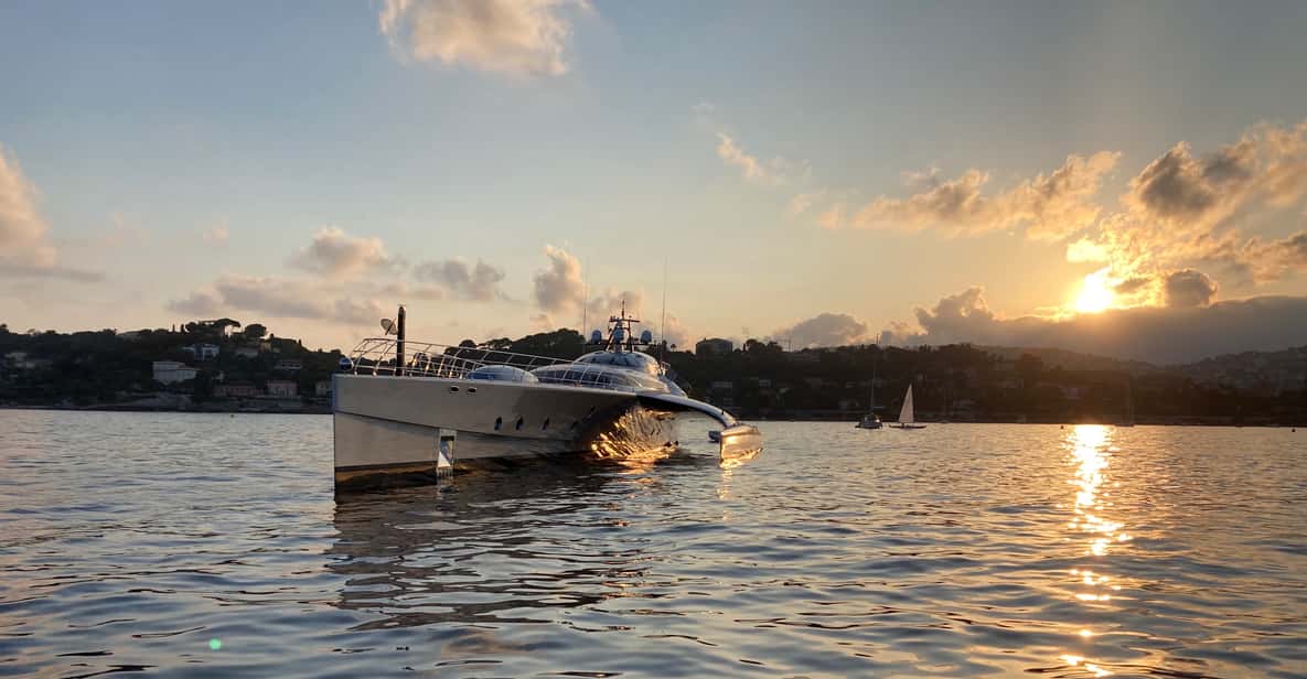 Nice: Private Evening Tour on Solar Powered Boat