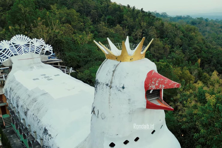 Merapi Sunrise, Borobudur Climb & Chicken Church with Guide