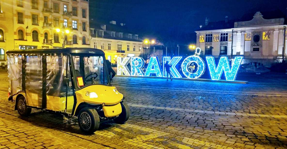 krakow city tour by electric car
