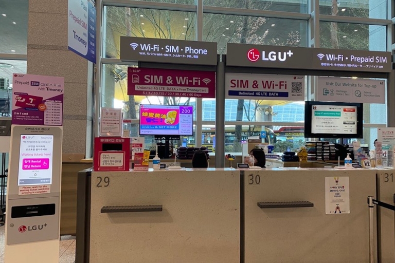 Aeropuerto de Gimpo: alquiler ilimitado de Wi-Fi de bolsillo portátil 4GAlquiler de 7 días