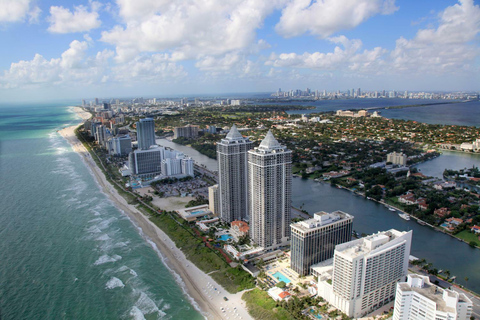 Miami Beach: Tour particular em um avião de luxo com champanheMiami: excursão romântica de avião particular com champanhe